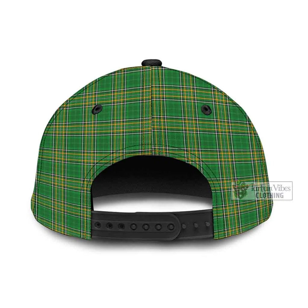 Abbott Irish Clan Tartan Classic Cap with Coat of Arms