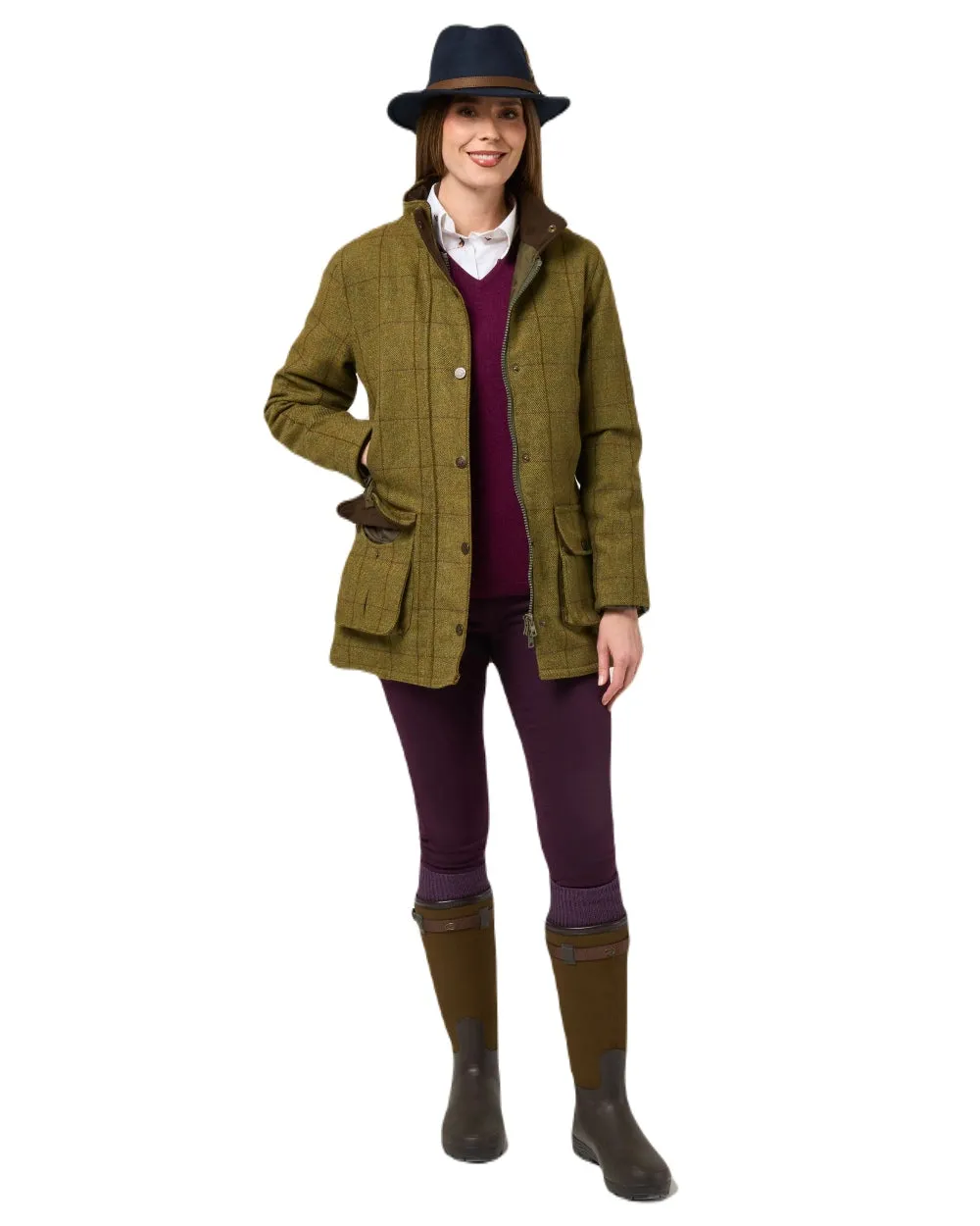 Alan Paine Rutland Ladies Waterproof Tweed Jacket