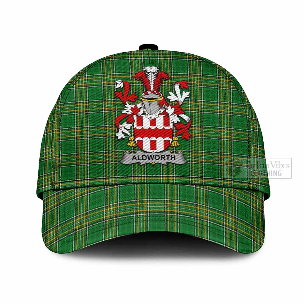 Aldworth Irish Clan Tartan Classic Cap with Coat of Arms