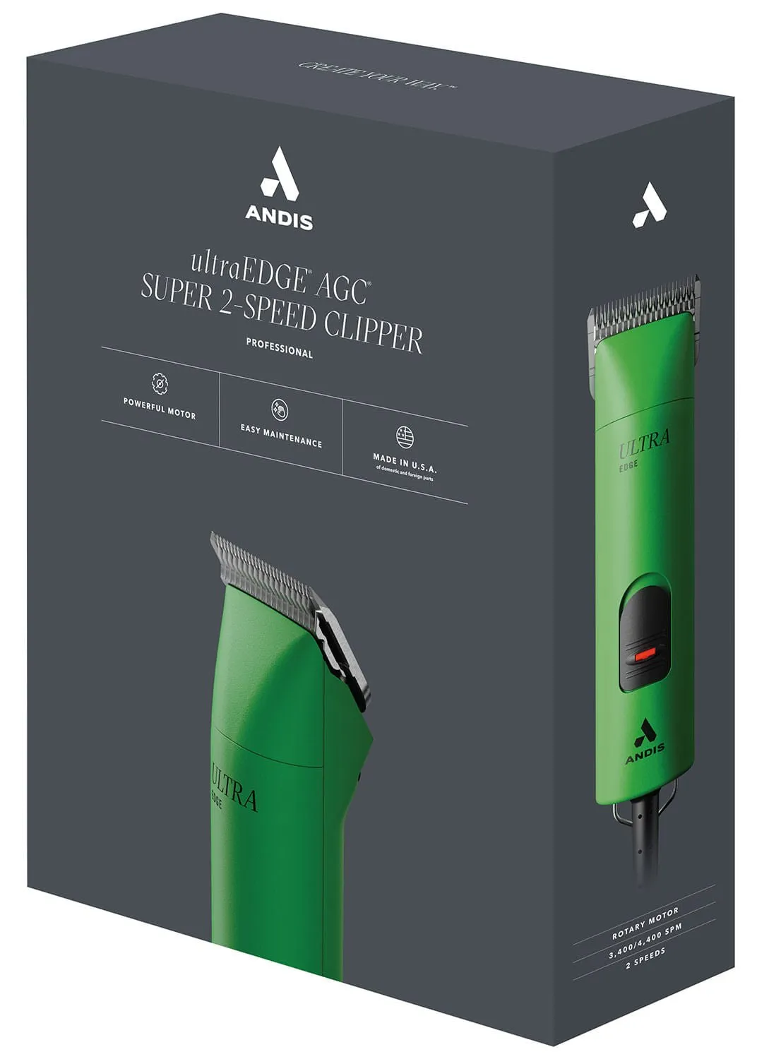 Andis UltraEdge AGC Super 2-Speed Clipper, Green