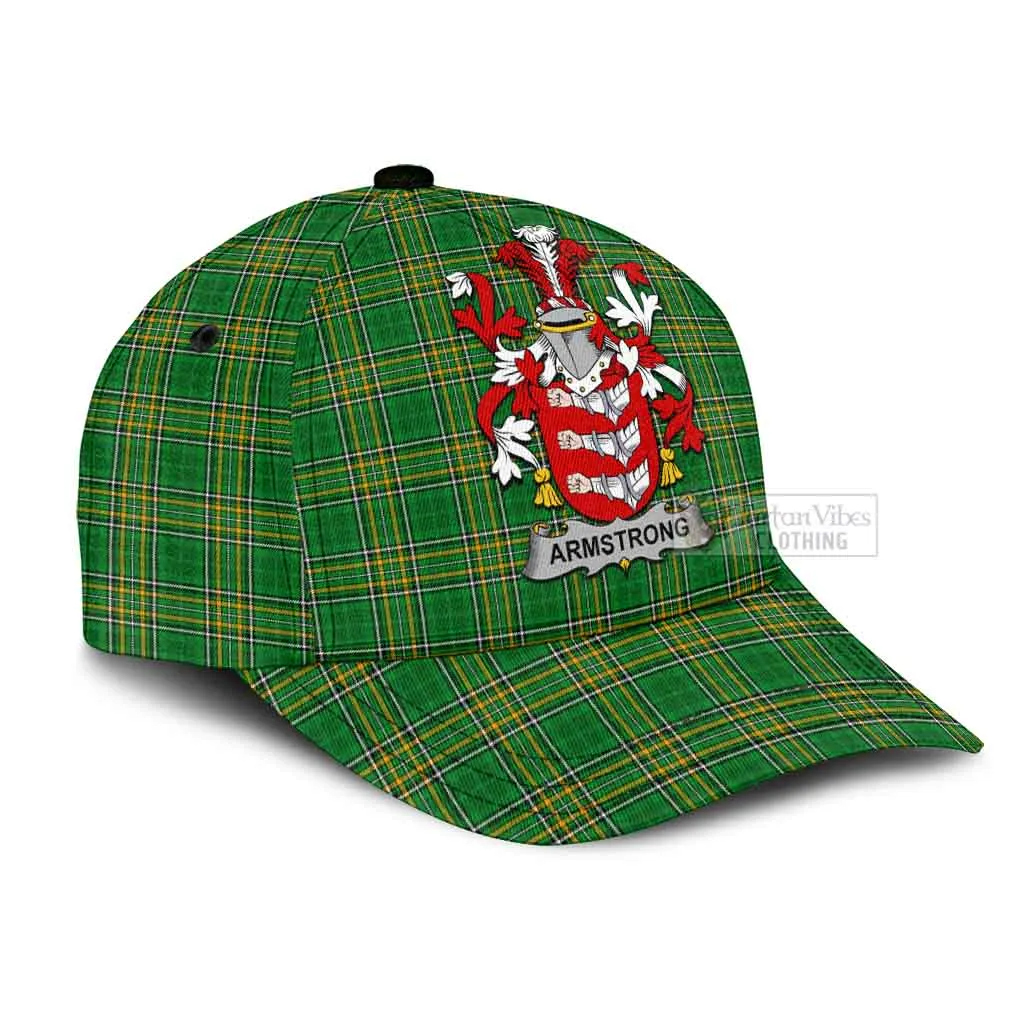 Armstrong Irish Clan Tartan Classic Cap with Coat of Arms