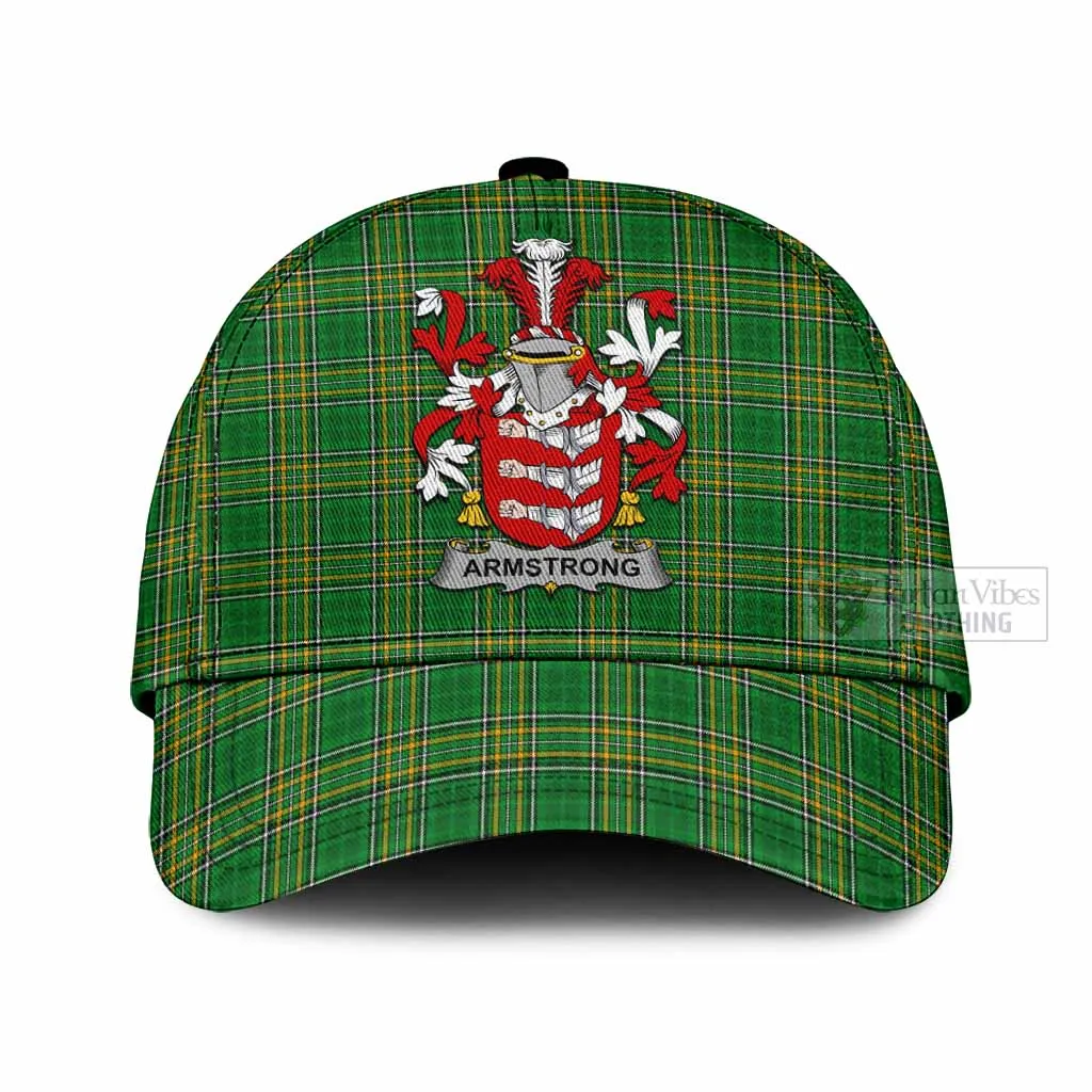 Armstrong Irish Clan Tartan Classic Cap with Coat of Arms