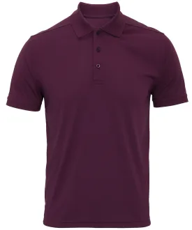 Aubergine - Coolchecker® piqué polo