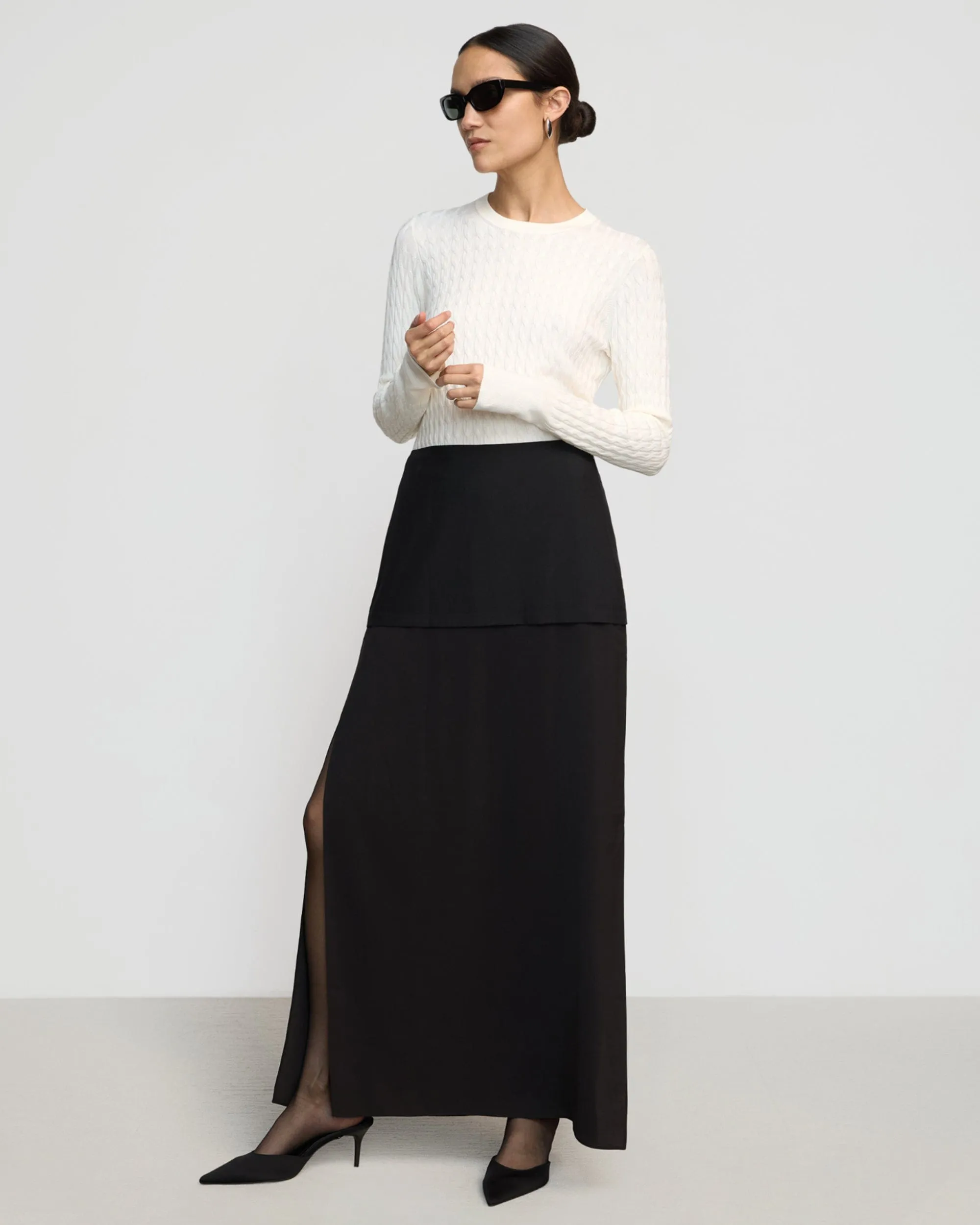 Augusta Tiered Maxi Skirt