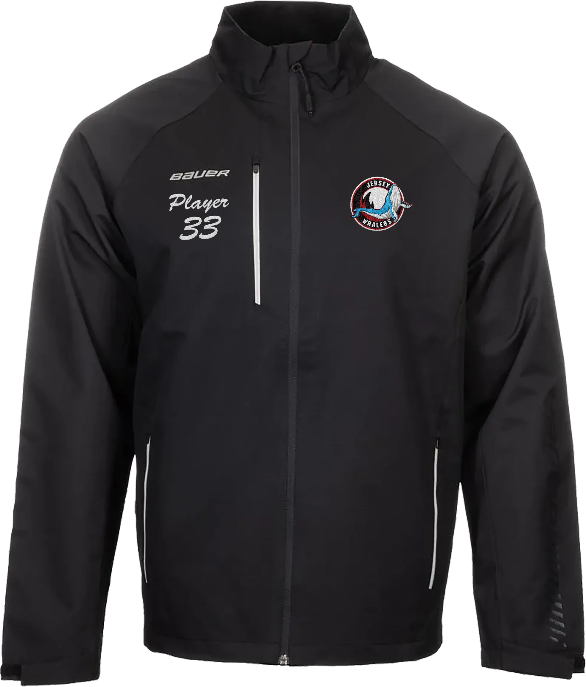 Bauer S24 Youth Lightweight Warm Up Jacket - Jersey Shore Whalers