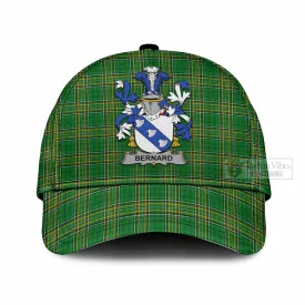 Bernard Irish Clan Tartan Classic Cap with Coat of Arms