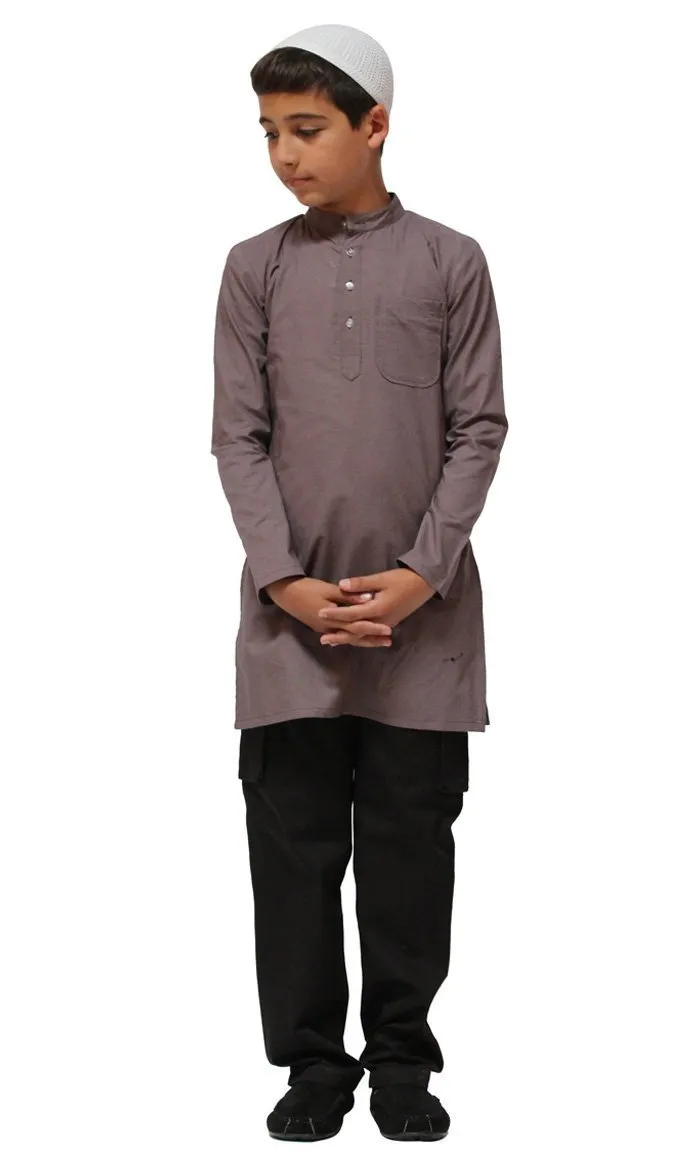 Boys Cotton Kurta Shirt - Final Sale