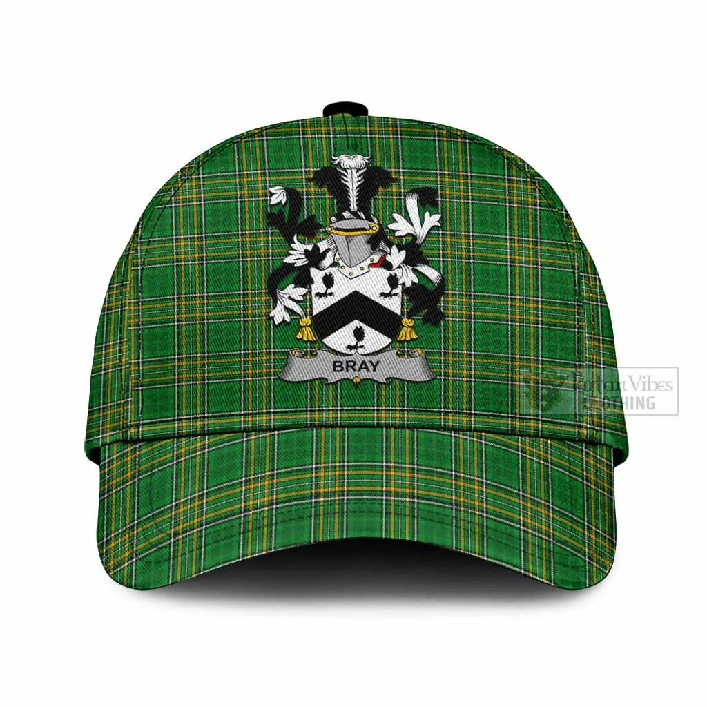 Bray Irish Clan Tartan Classic Cap with Coat of Arms