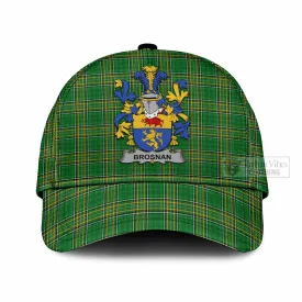 Brosnan Irish Clan Tartan Classic Cap with Coat of Arms