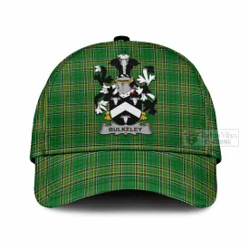 Bulkeley Irish Clan Tartan Classic Cap with Coat of Arms