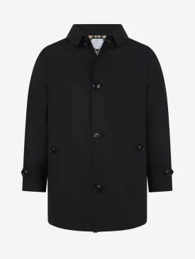 Burberry Boys Cotton Bradley Car Coat