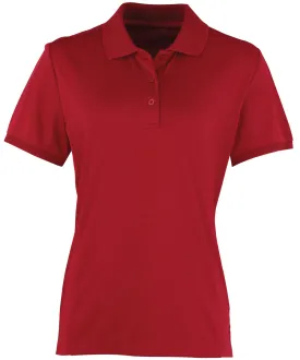 Burgundy - Women's Coolchecker® piqué polo