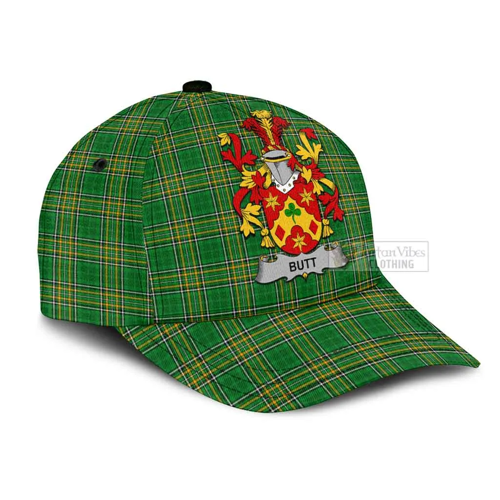 Butt Irish Clan Tartan Classic Cap with Coat of Arms