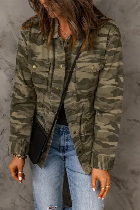 Camo Print Lightweight Jacket - Last One - Size Medium