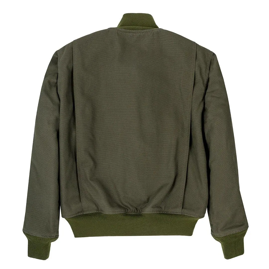 Cockpit USA Mens Wool-Lined WWII American Tanker Jacket - Olive