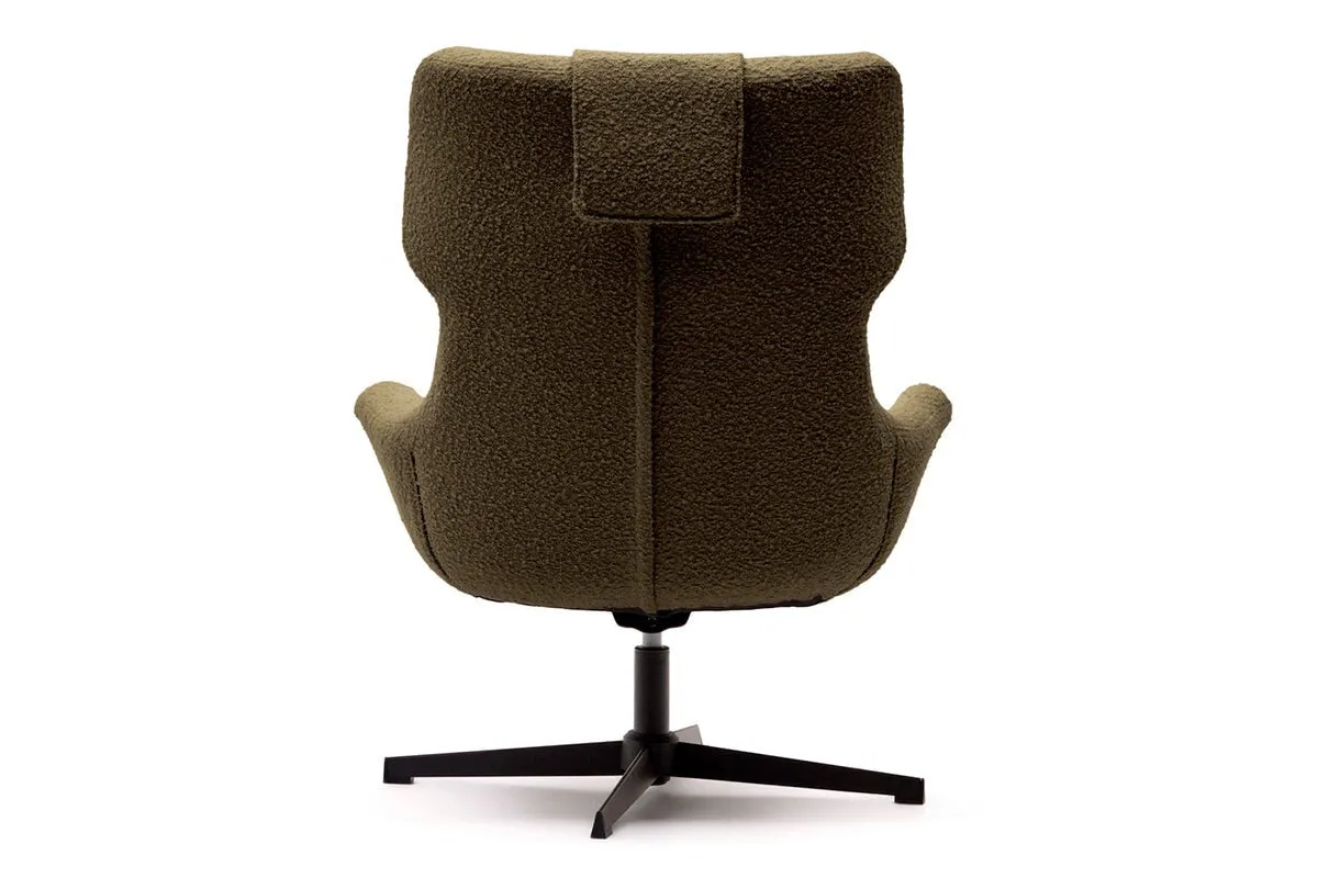 Como Zalin Armchair - Shearling Fabric [Shearling Fabric]