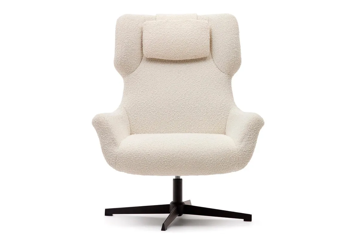 Como Zalin Armchair - Shearling Fabric [Shearling Fabric]