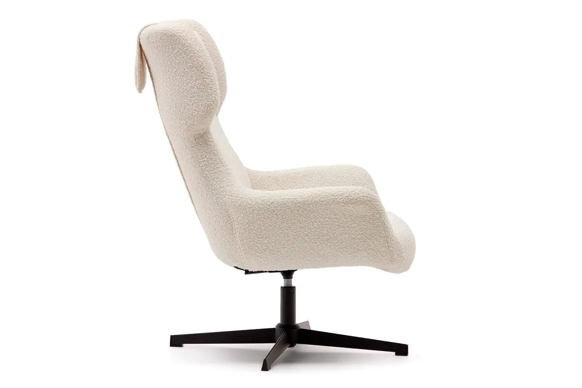 Como Zalin Armchair - Shearling Fabric [Shearling Fabric]