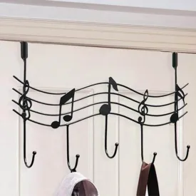 Creative Wrought Iron Door Coat Rack Hook Hanger