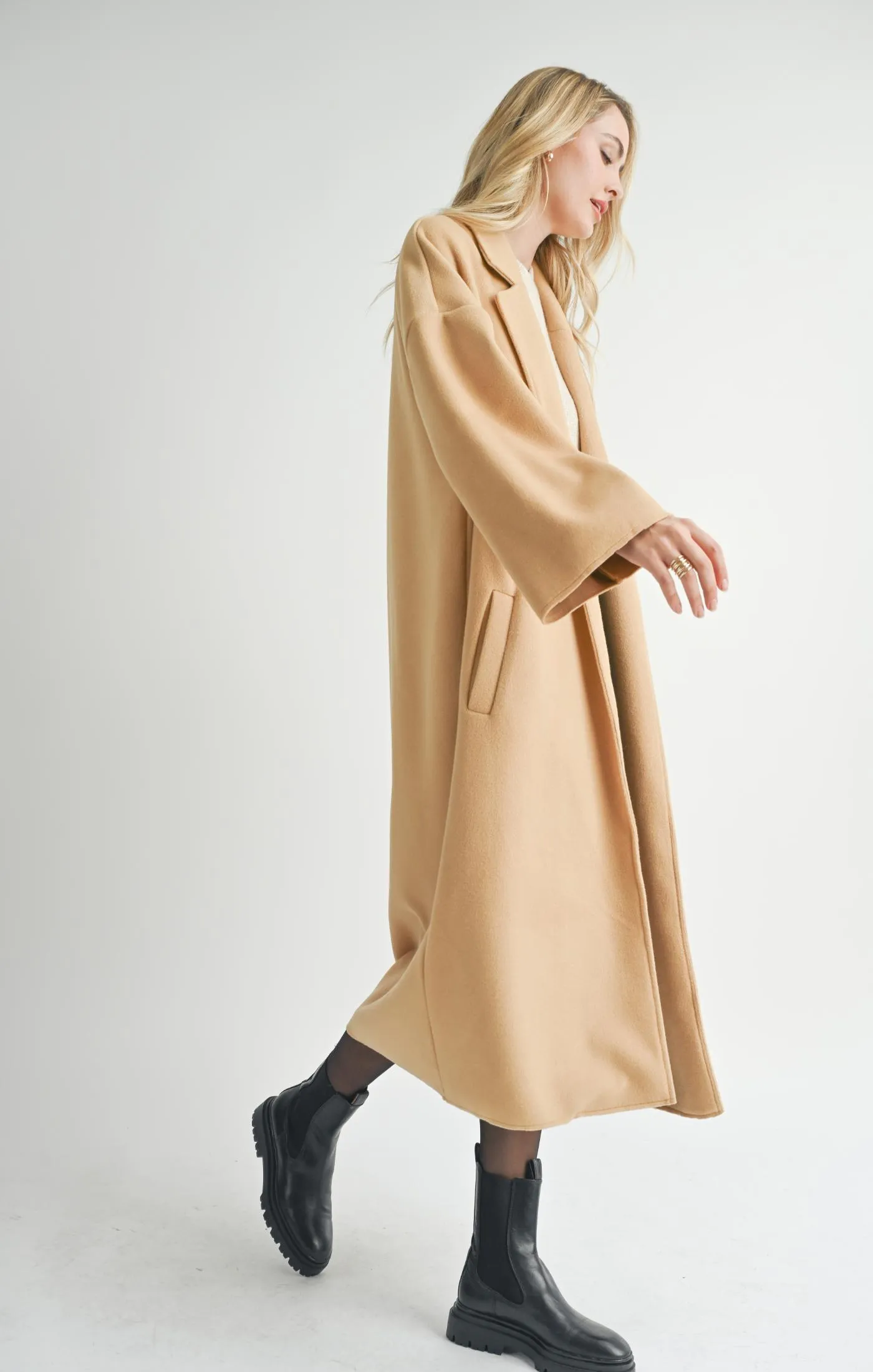 Dionne Long Open Front Coat