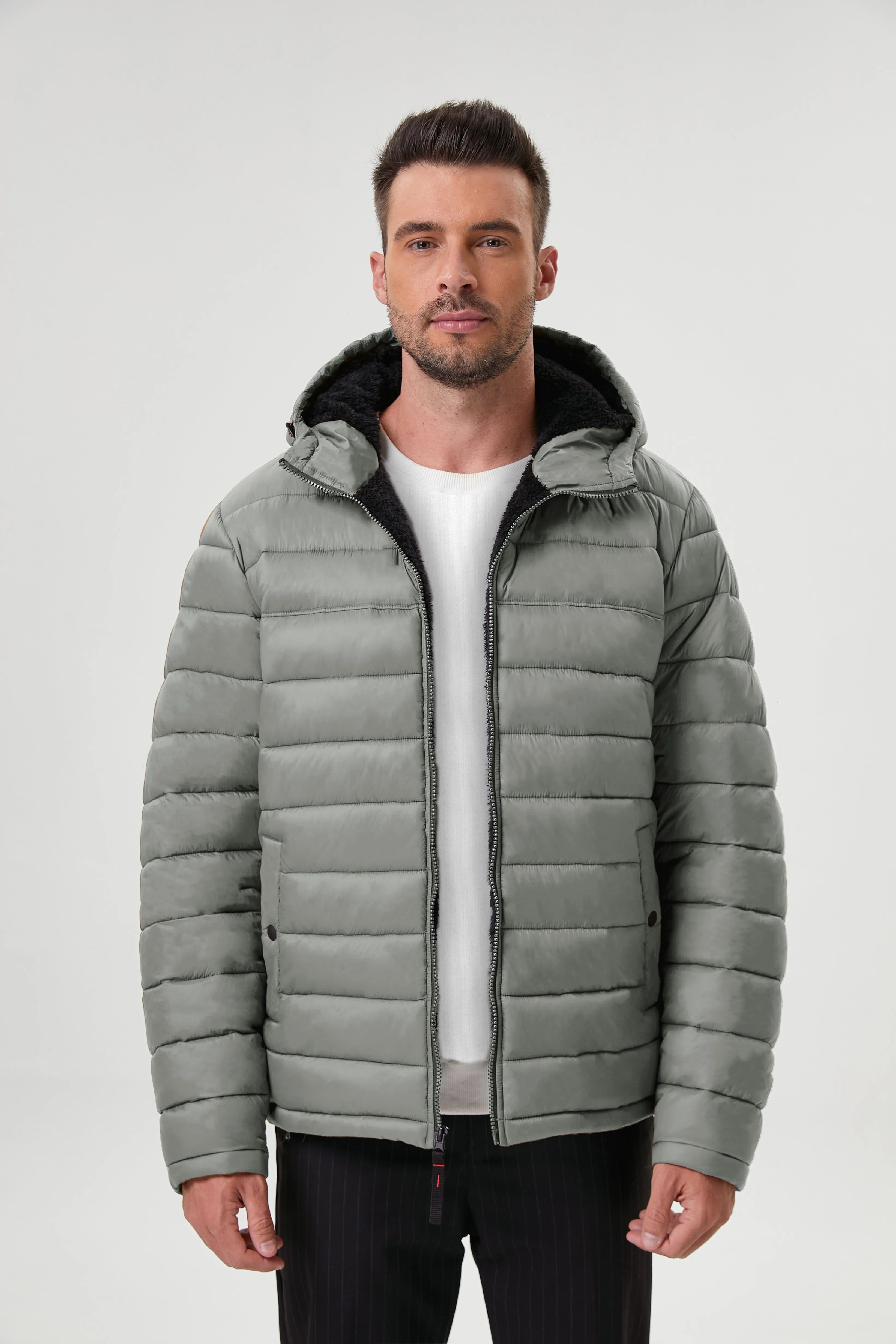 Empire Sherpa Quilted Jacket