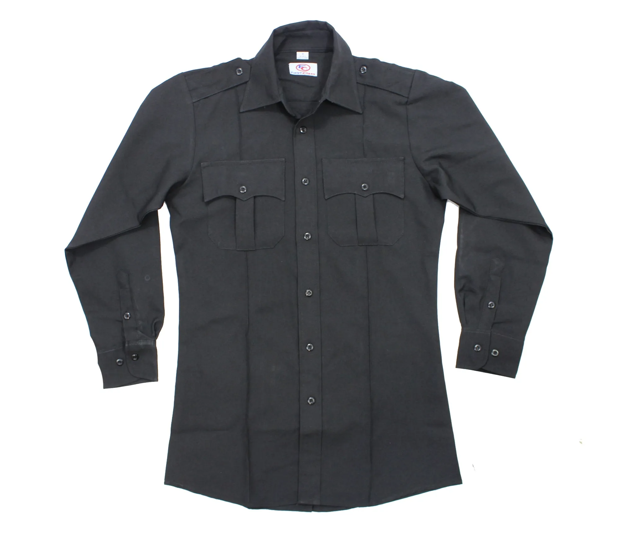 First Class 100% Polyester Long Sleeve Uniform Shirt