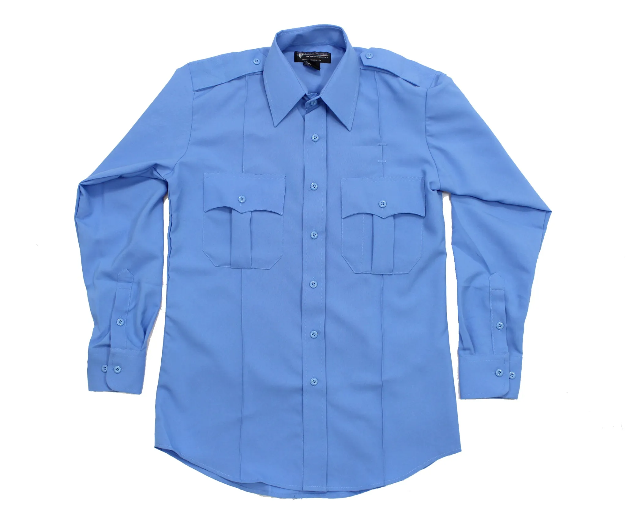 First Class 100% Polyester Long Sleeve Uniform Shirt