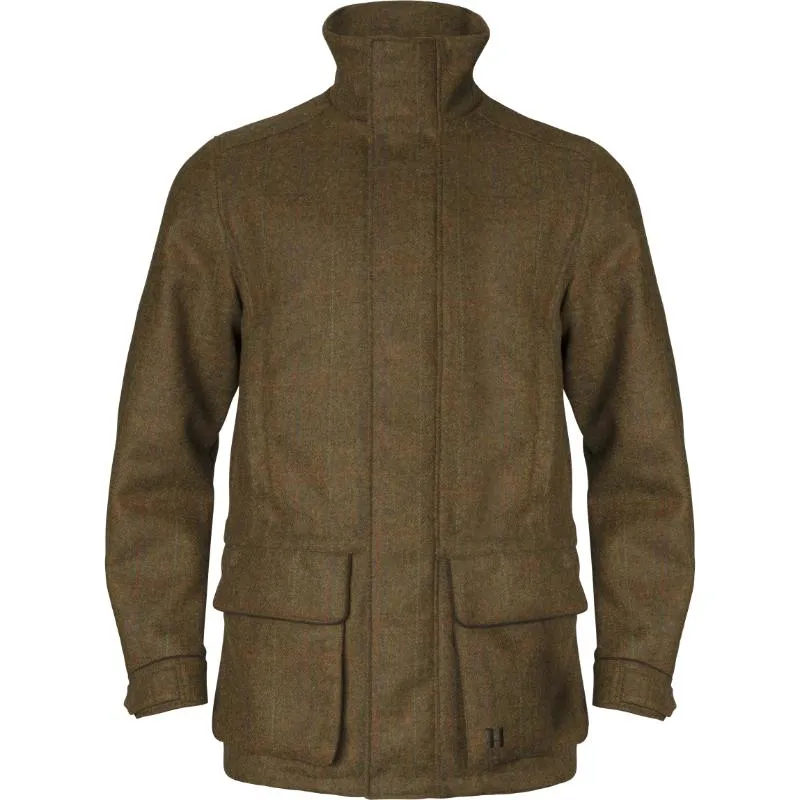 Harkila Kenmore GORE-TEX Mens Tweed Waterproof Jacket - Terragon Brown