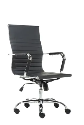 High Back Swivel Adjustable Office Executive Chair, Swivel, Black