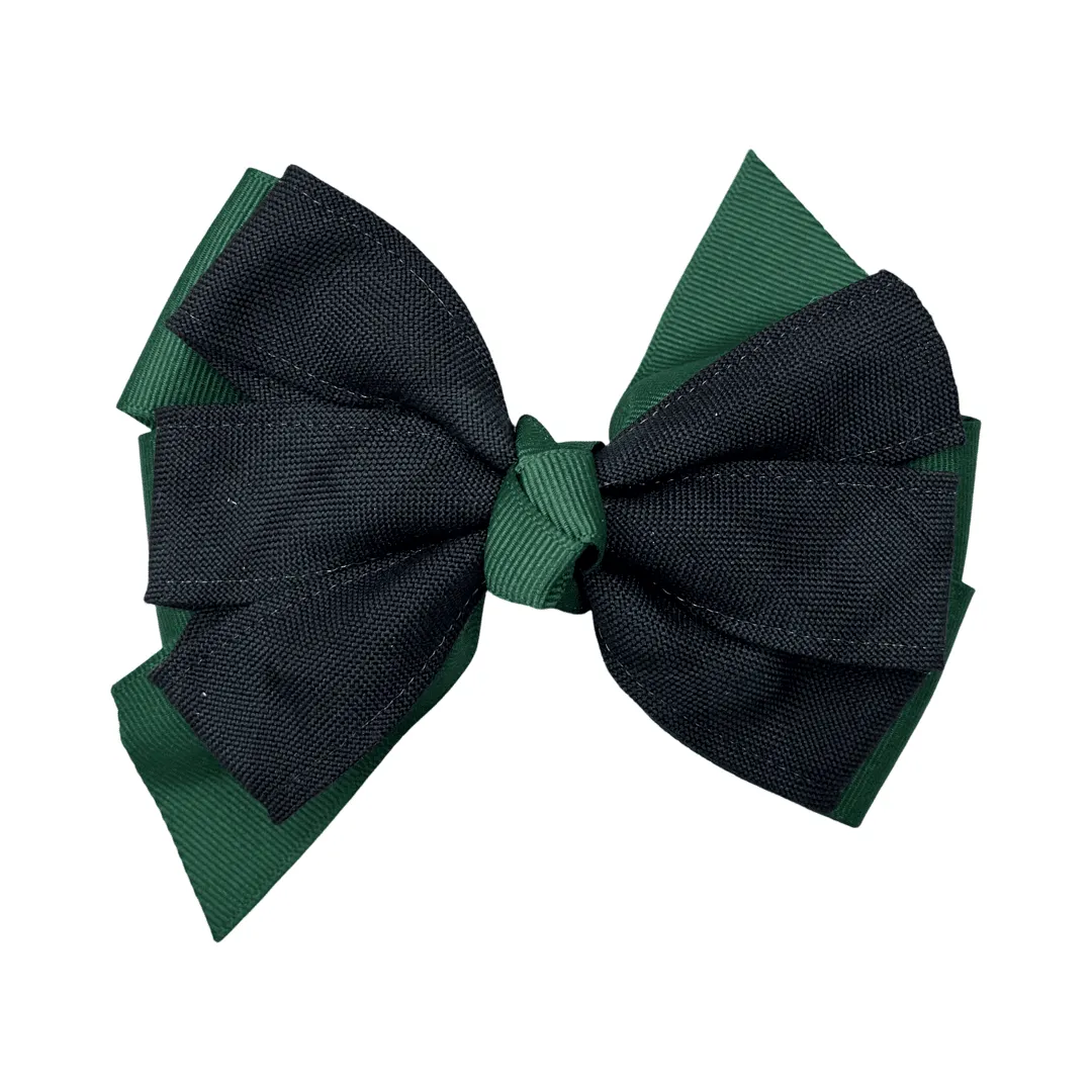 Large Pinwheel Bow - Plaid P79