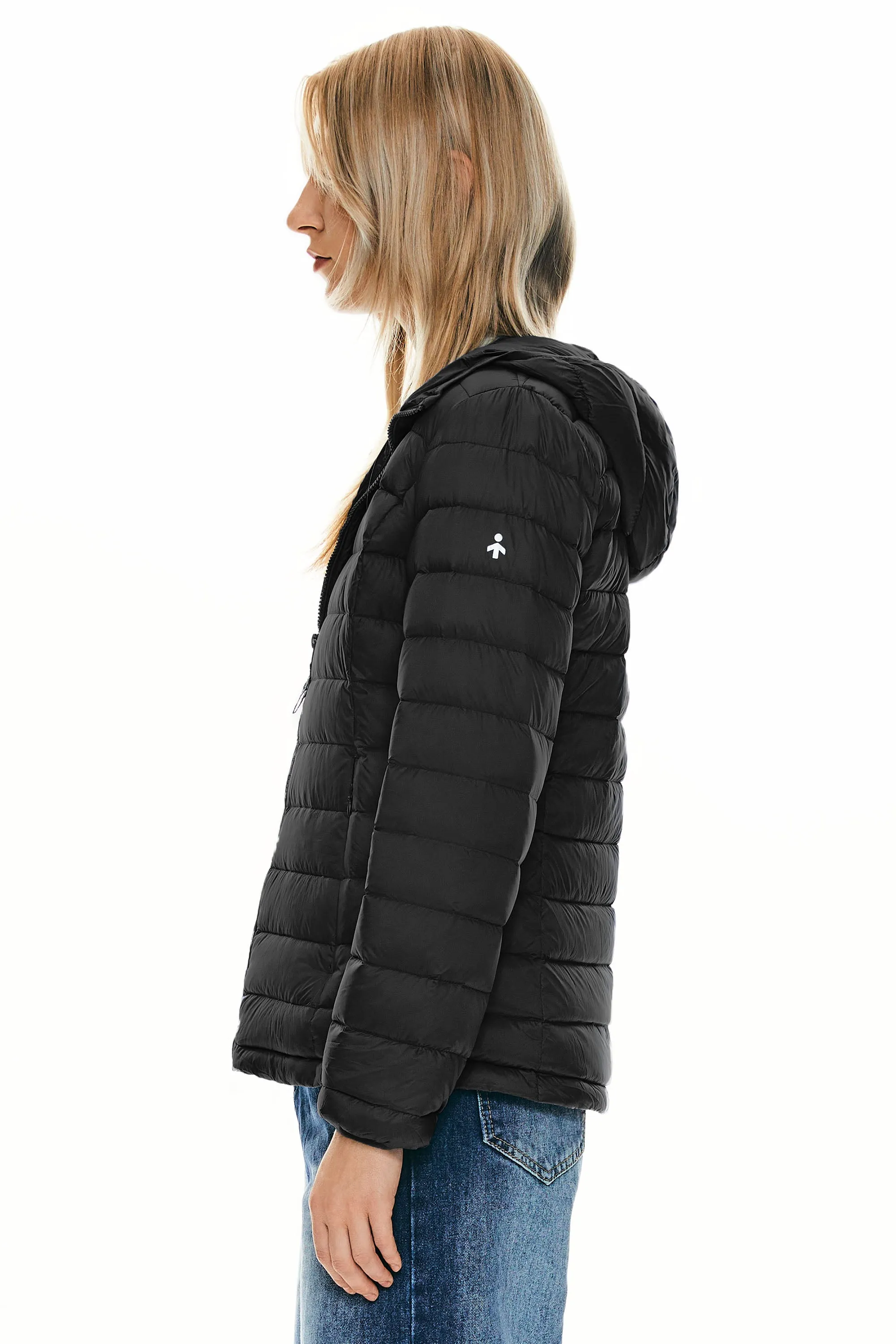 Lightweight Packable Down Jacket with Stand Collar