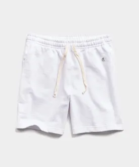 Lightweight Warm Up Short in White