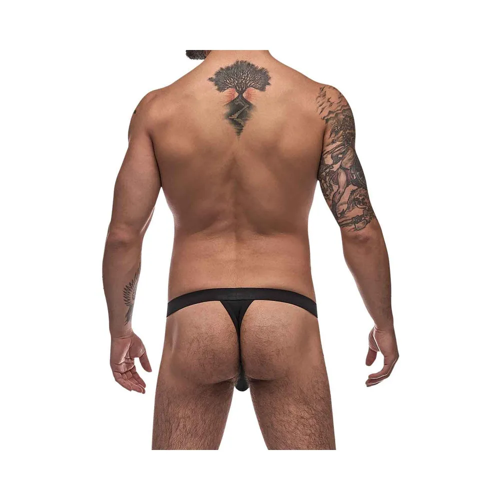 Male Power Pure Comfort Modal Bong Thong Black Lx