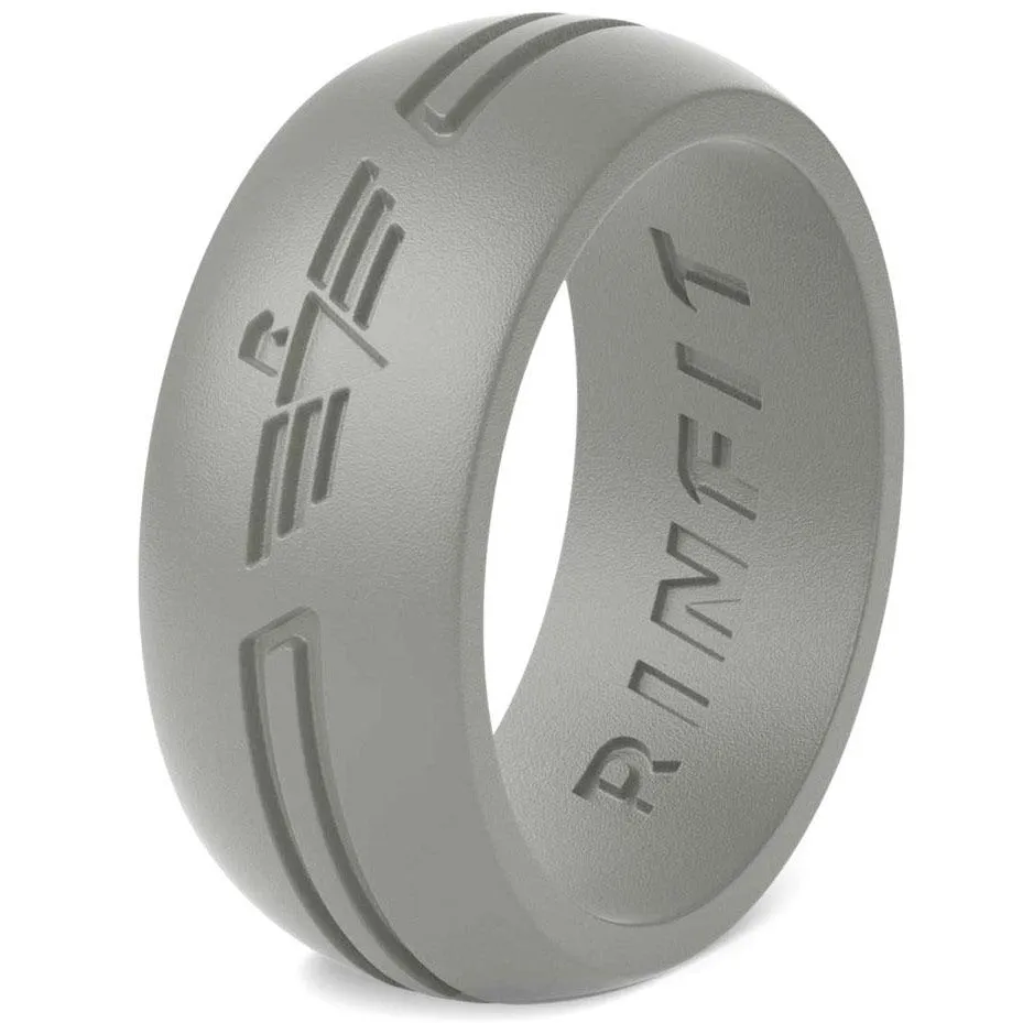 Men's Eagle Silicone Ring. Soft, Comfortable & Durable Wedding Band. US Design Patent