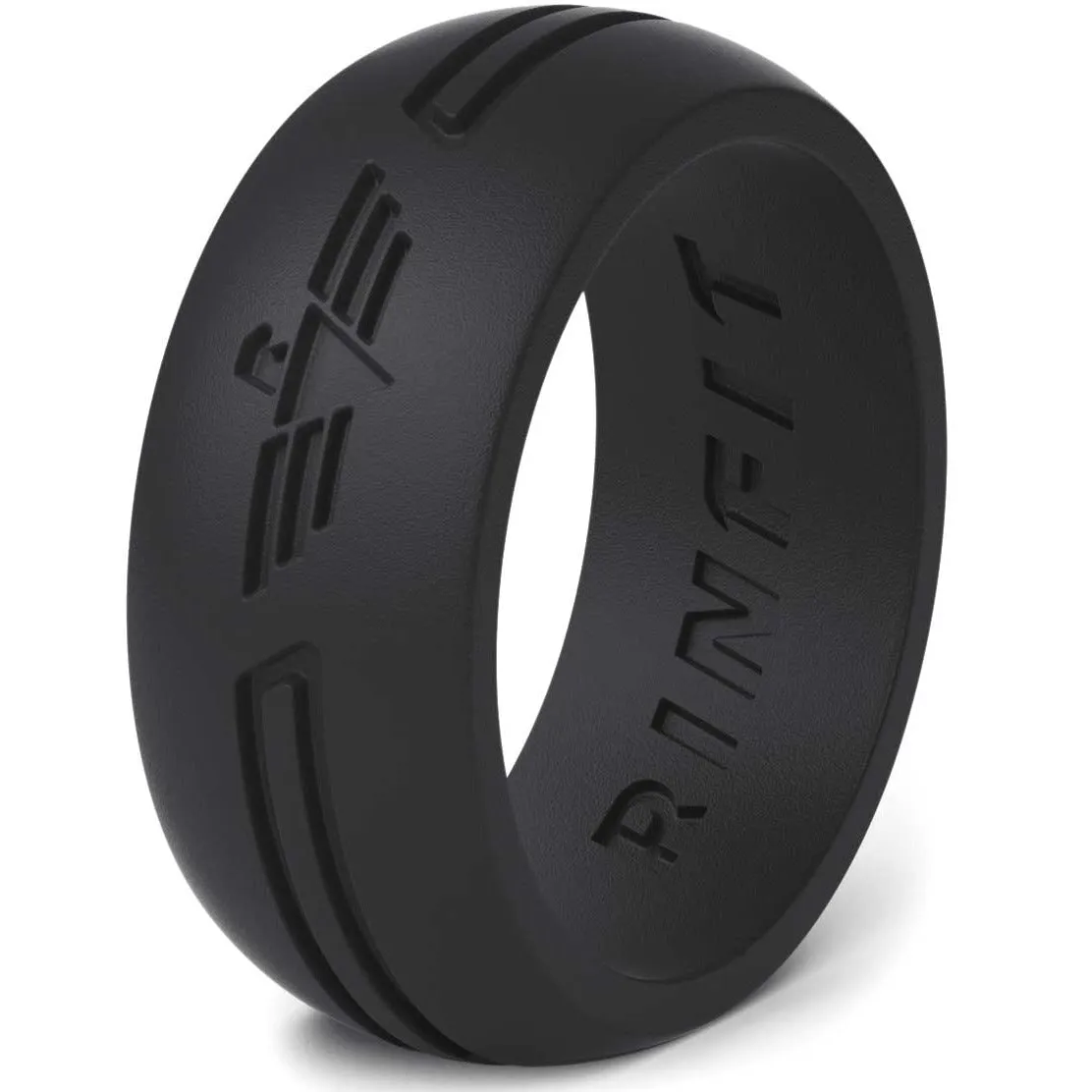 Men's Eagle Silicone Ring. Soft, Comfortable & Durable Wedding Band. US Design Patent