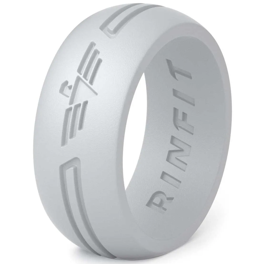 Men's Eagle Silicone Ring. Soft, Comfortable & Durable Wedding Band. US Design Patent