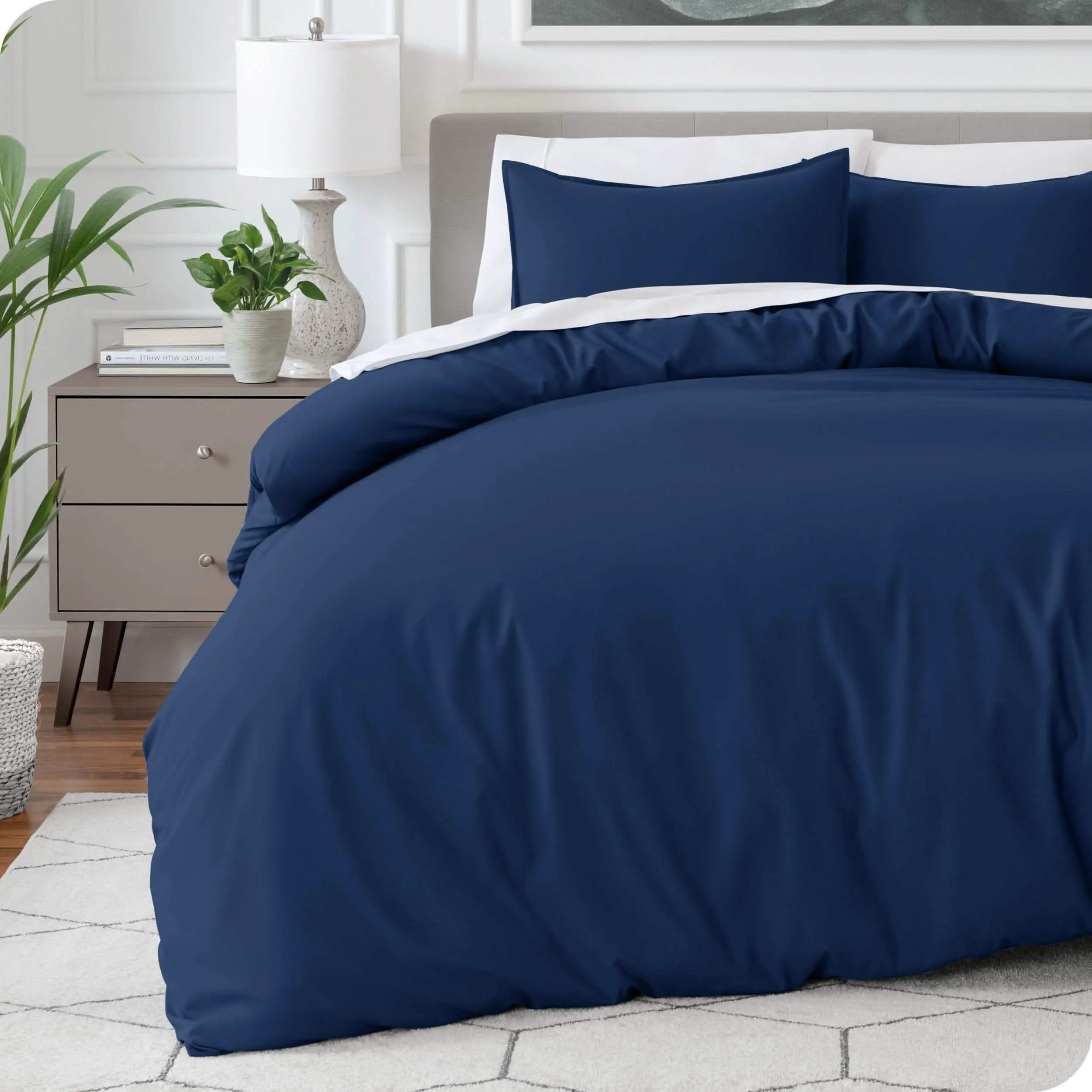 Microfiber Duvet Cover & Sham Set - Oversized King