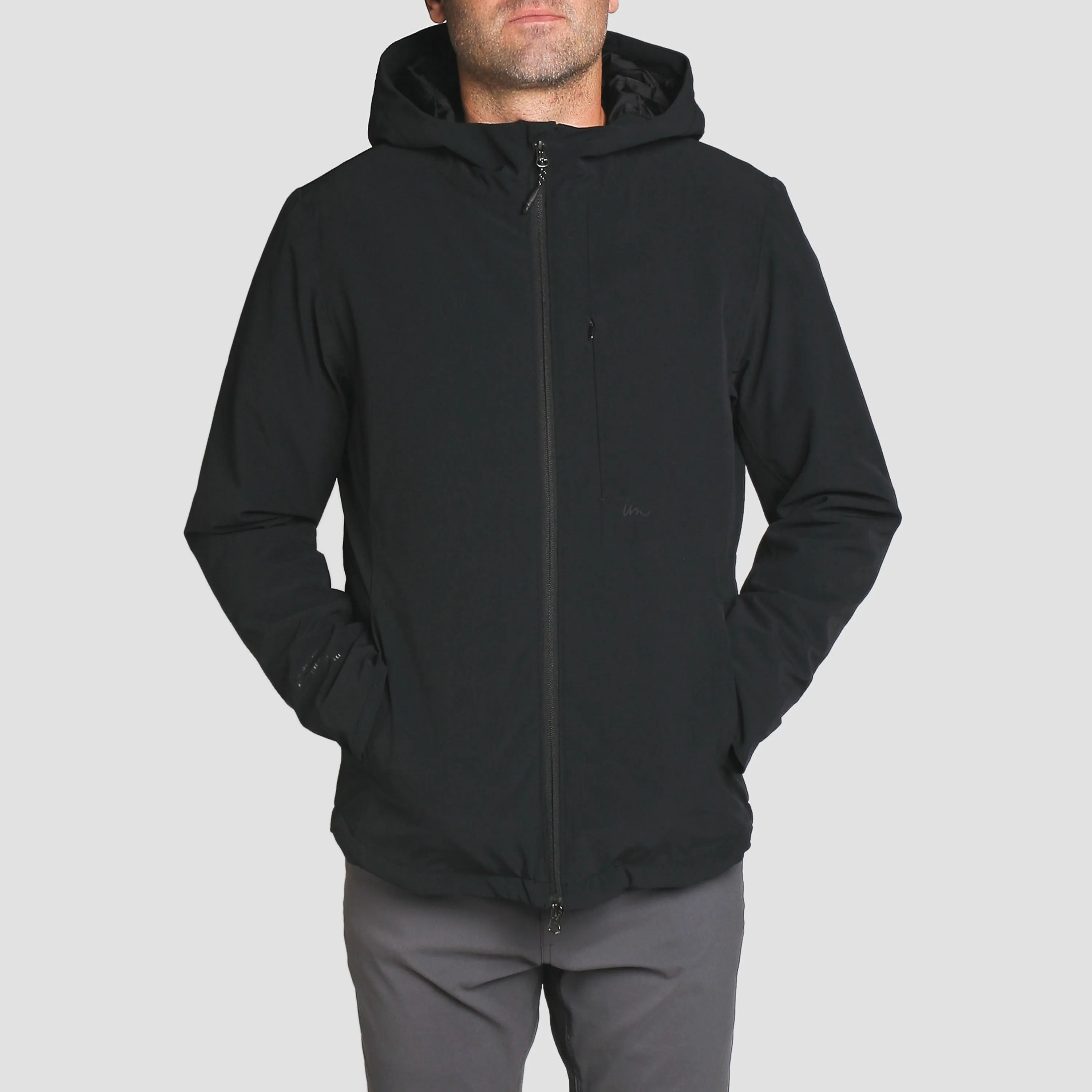 Millennium 2L Hooded Jacket Black