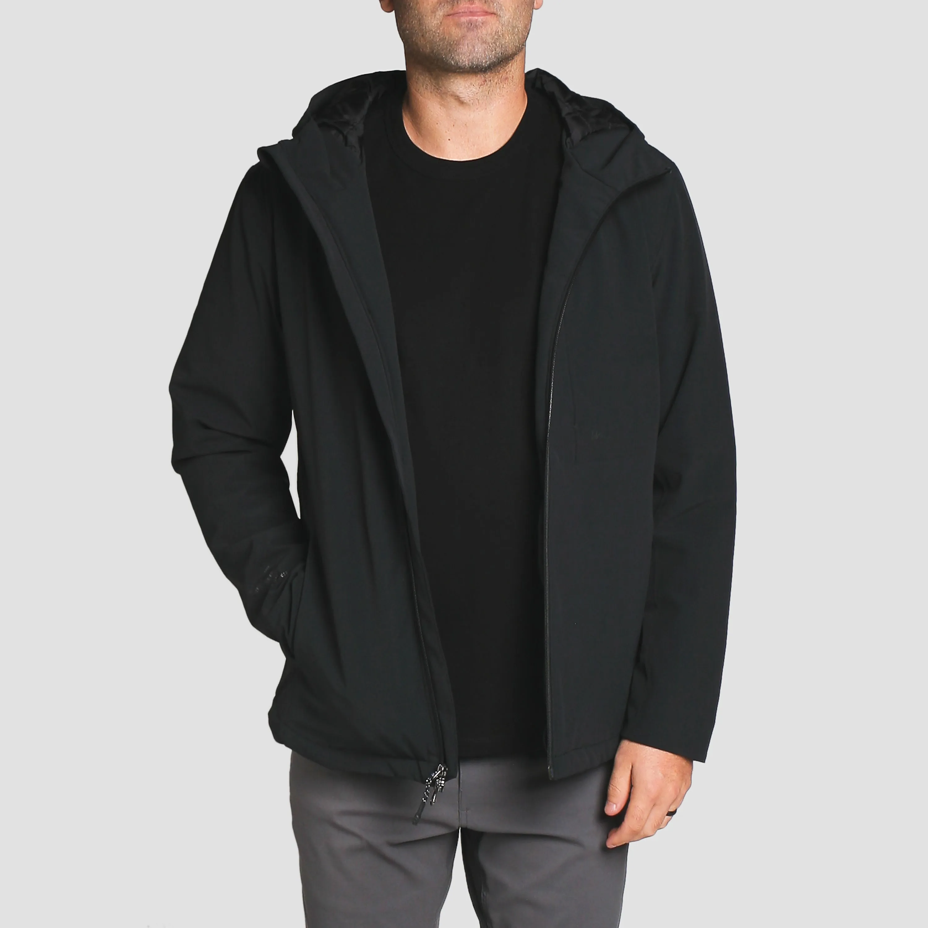 Millennium 2L Hooded Jacket Black