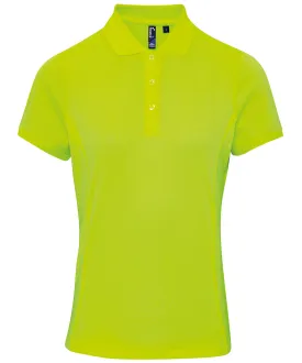 Neon Yellow - Women's Coolchecker® piqué polo