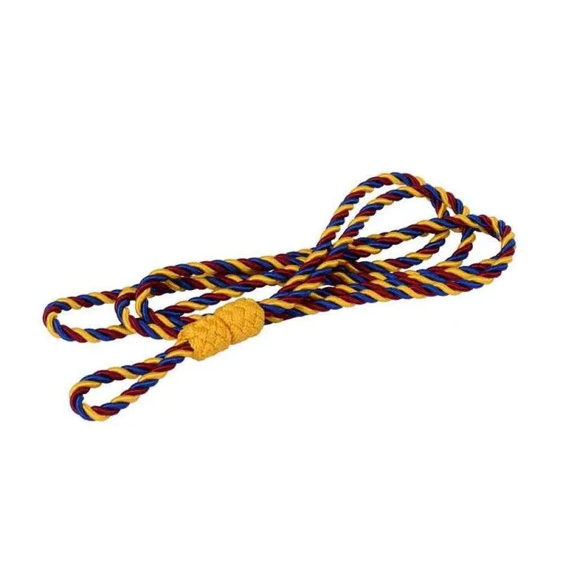 Parade Uniform Viscose Black & Yellow Whistle Cord