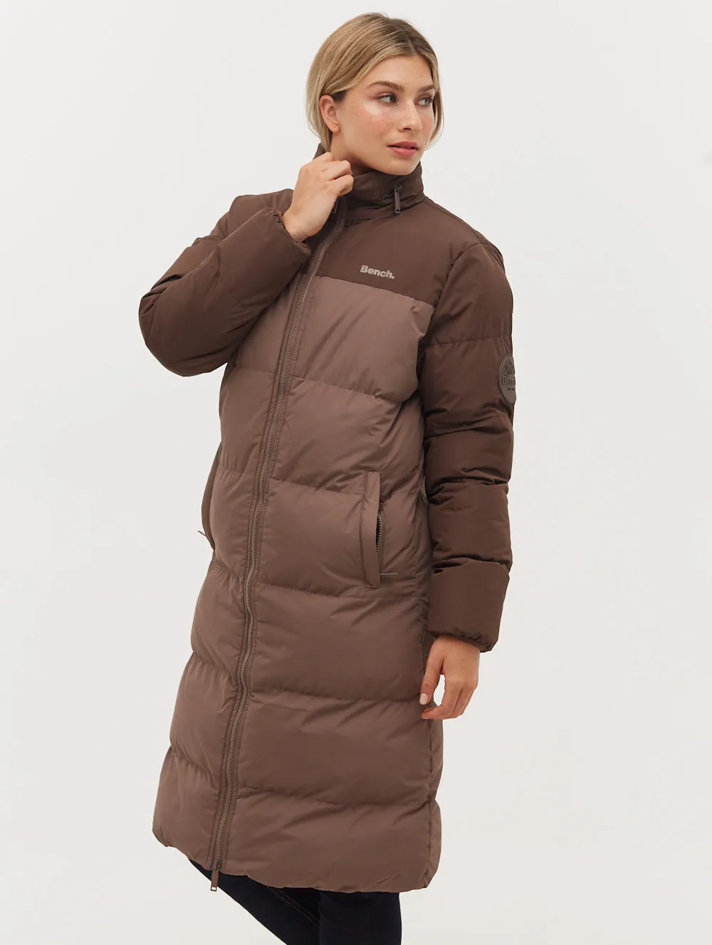 Phyllis Two-Tone Long Parka