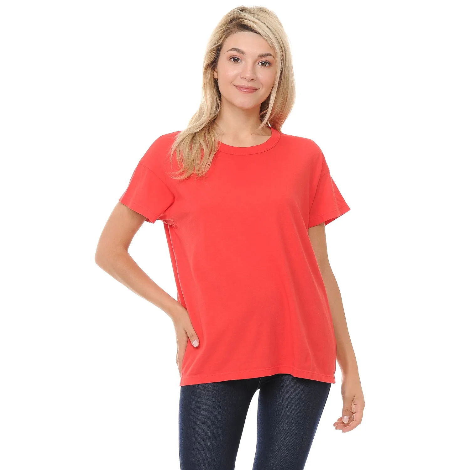 Relaxed Fit Crew Neck T-Shirt