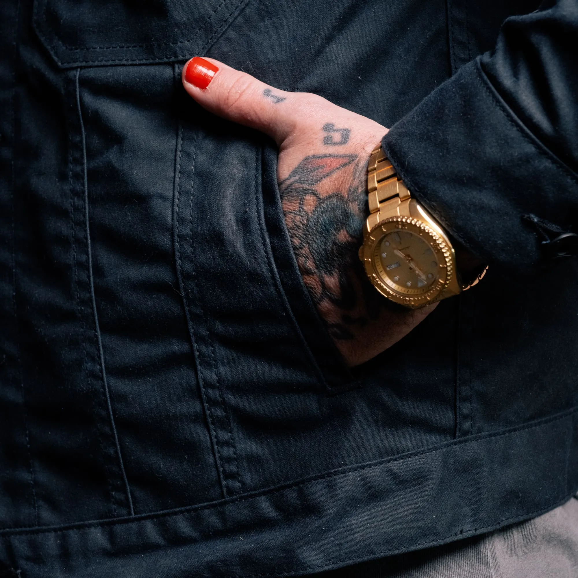 Rogue Territory x Snake Oil Provisions Black Waxed Cruiser Jacket FINAL SALE