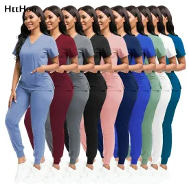 Scrubs Women Veterinary Dentistry Work Clothes