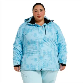 Snow Country Outerwear Women’s Plus Size Bevel Insulated Winter Snow Ski Jacket 1X-6X