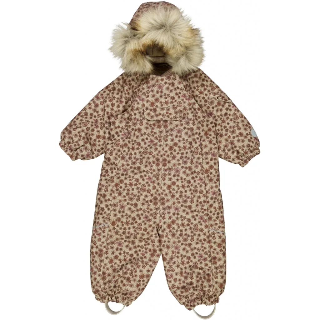 Snowsuit Nickie Tech - winter blush flowers