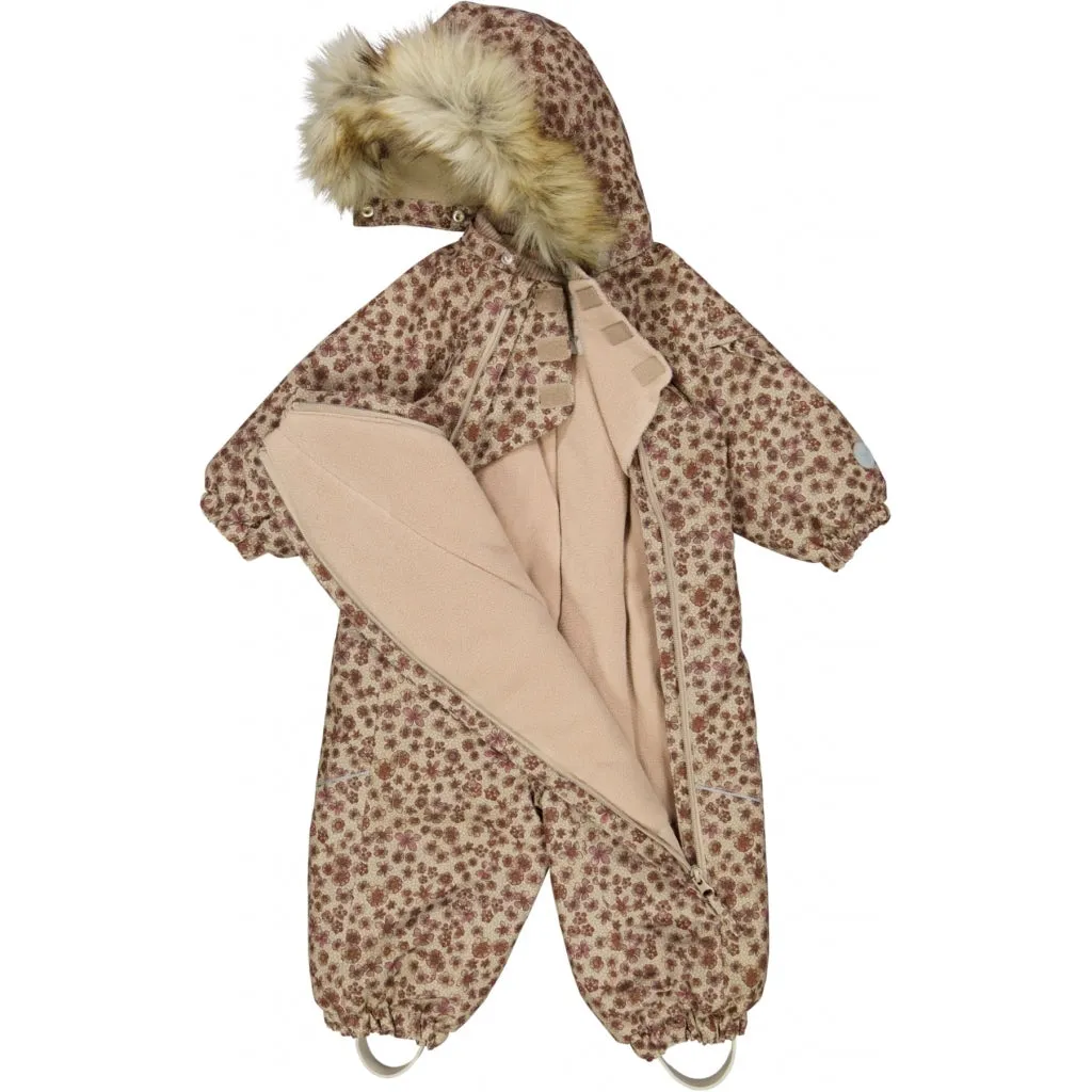 Snowsuit Nickie Tech - winter blush flowers