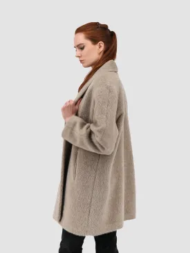 Suri Alpaca Swing Coat