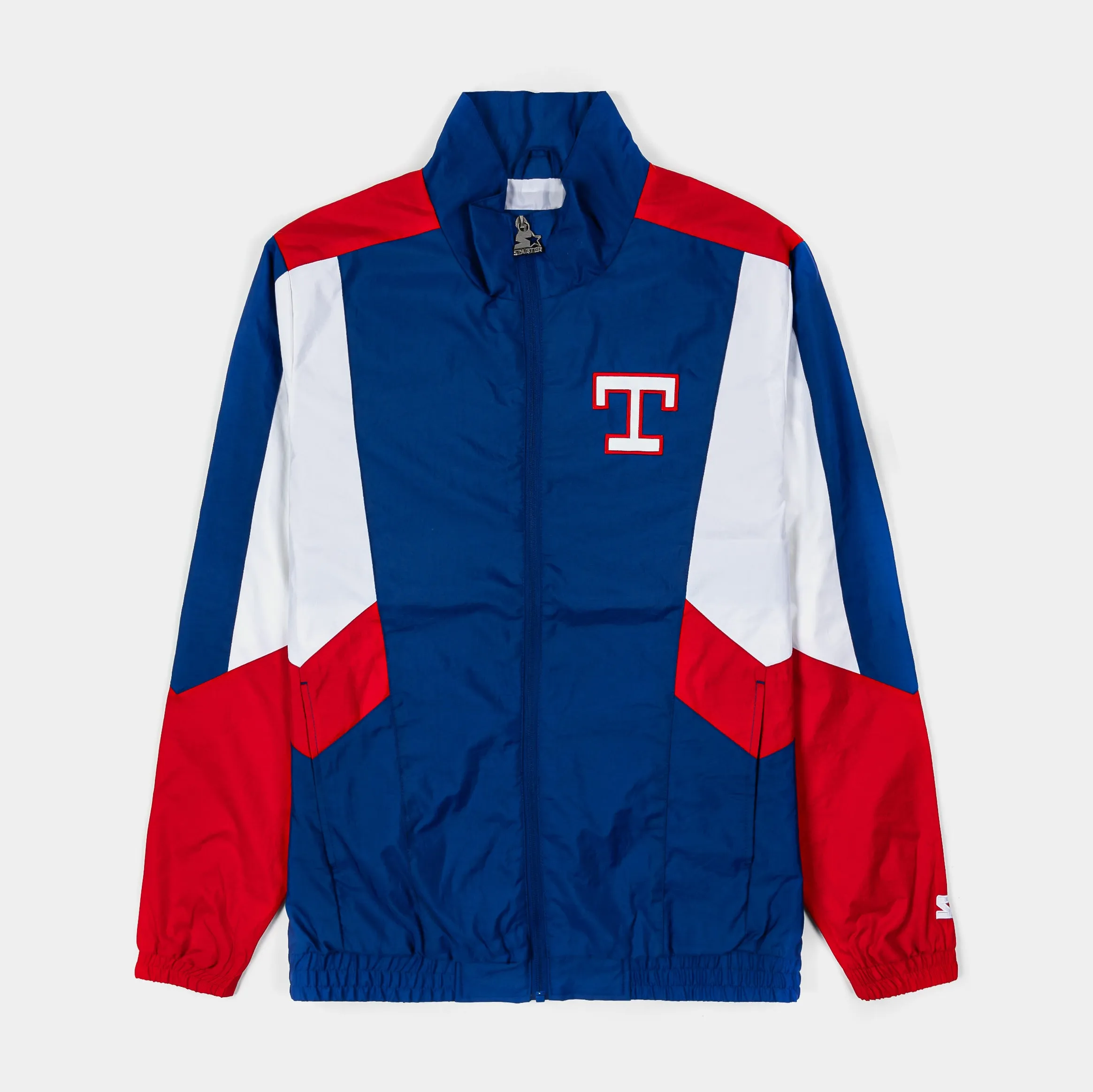 Texas Rangers Sprinter Light Weight Mens Jacket (Blue/Red)